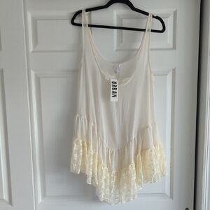 NWT UO Out From Under sheer Lace Tank